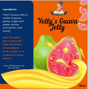 Yelly's Guava Jelly (16oz)